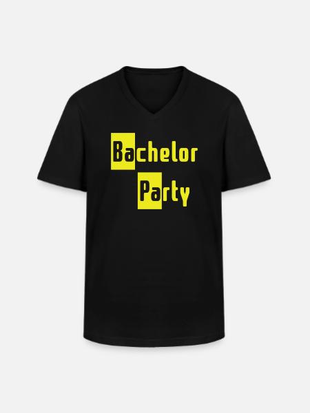 Bachelor Party - Männer-T-Shirt mit V-Ausschnitt - Schwarz