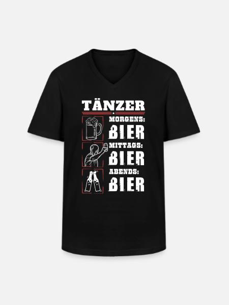 Mon quotidien de danseuse - T-shirt col V Homme - noir