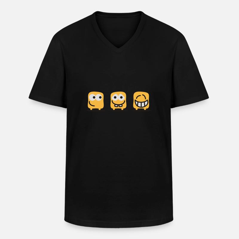Die Drei Patukus - Männer-T-Shirt mit V-Ausschnitt - Schwarz
