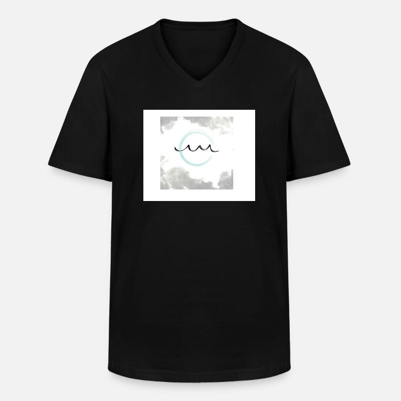 feelings - Männer-T-Shirt mit V-Ausschnitt - Schwarz