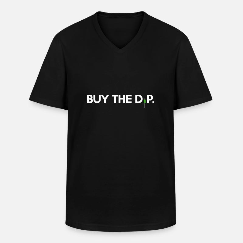 Buy the dip - Männer-T-Shirt mit V-Ausschnitt - Schwarz