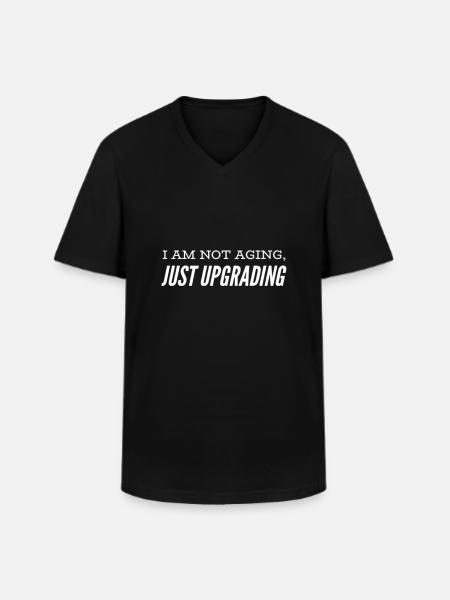 40th Birthday Saying - Men's V-Neck T-Shirt - black