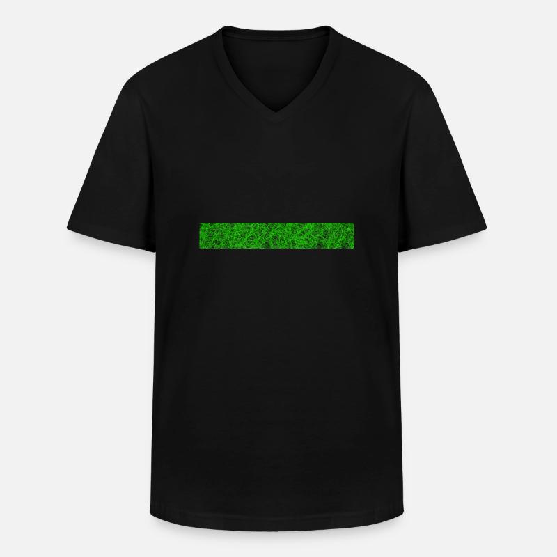 Abstraktes Design II - Männer-T-Shirt mit V-Ausschnitt - Schwarz