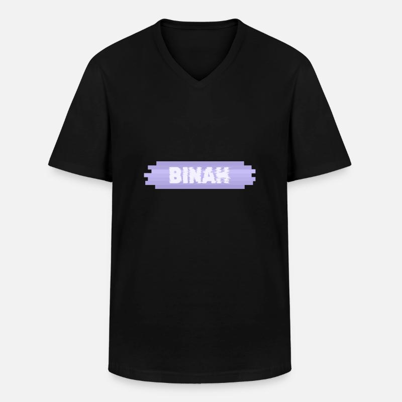 Mutter Binah - Männer-T-Shirt mit V-Ausschnitt - Schwarz