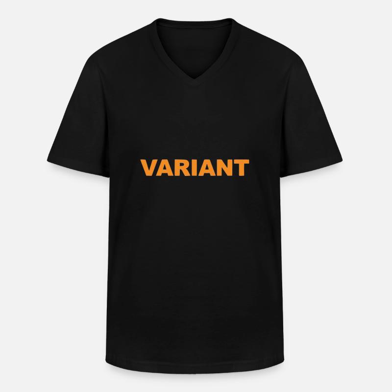 variante loki - Maglietta da uomo classica con scollo a V - nero