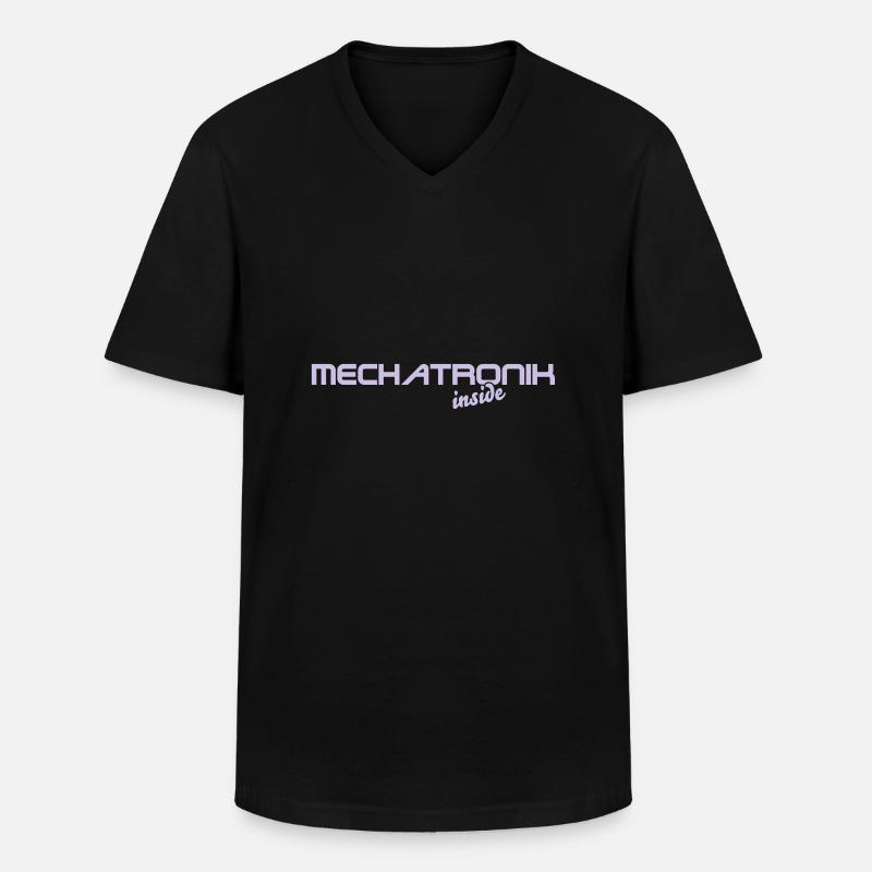 mechatronik inside 2 - Männer-T-Shirt mit V-Ausschnitt - Schwarz