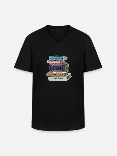 Books / Light, Dreams & Love - Men's V-Neck T-Shirt - black