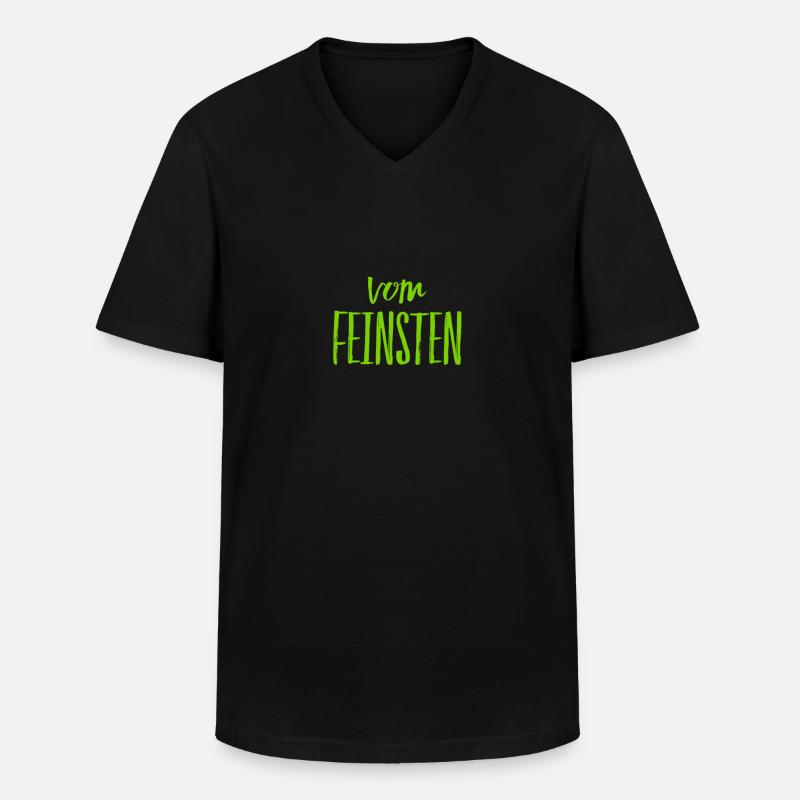 ein Kompliment - Männer-T-Shirt mit V-Ausschnitt - Schwarz