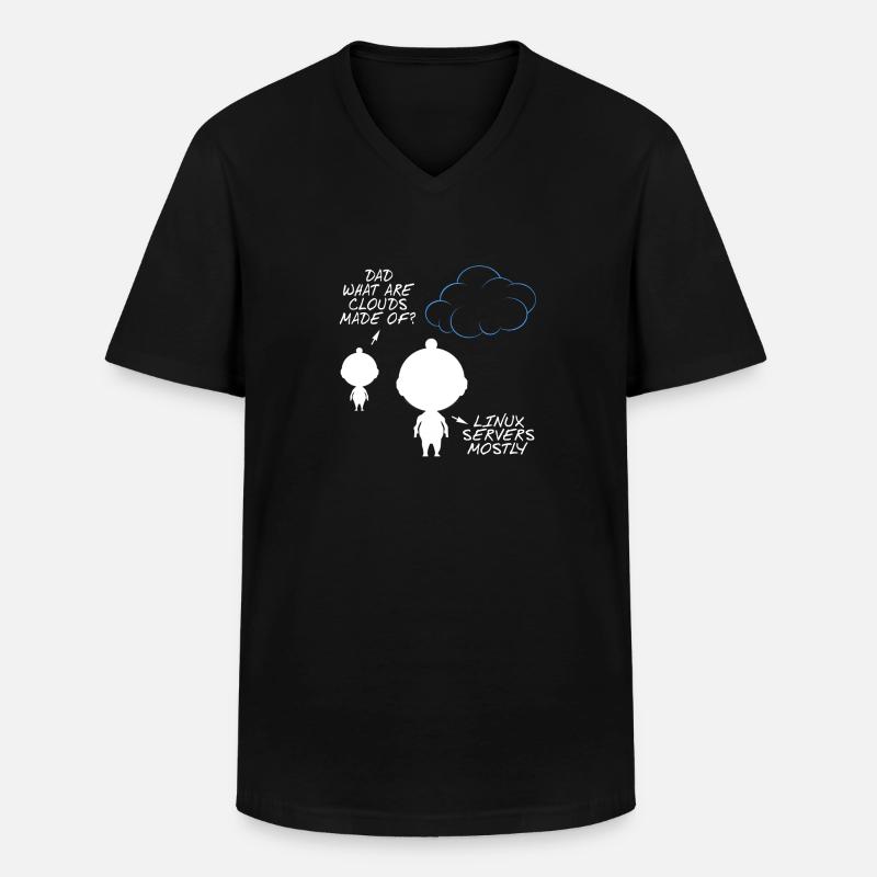 Programmierer - Männer-T-Shirt mit V-Ausschnitt - Schwarz