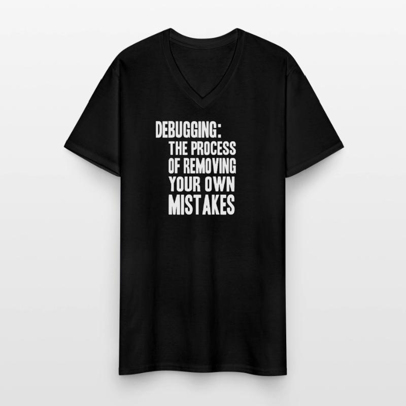 debugging process Männer-T-Shirt mit V-Ausschnitt