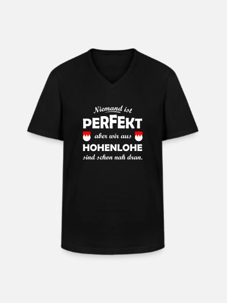 The Hohenloher - Men's V-Neck T-Shirt - black