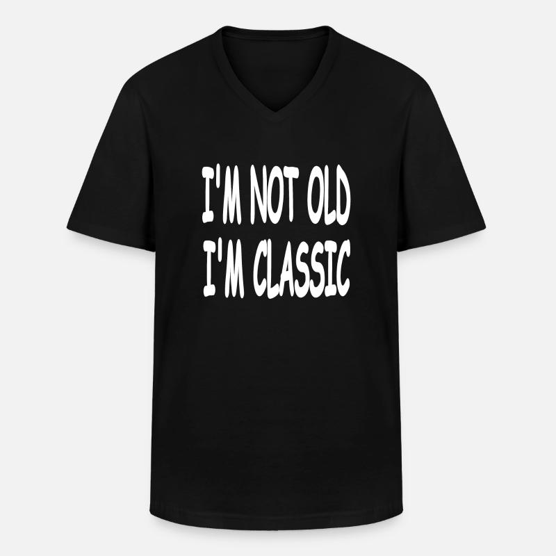 Auto - Männer-T-Shirt mit V-Ausschnitt - Schwarz