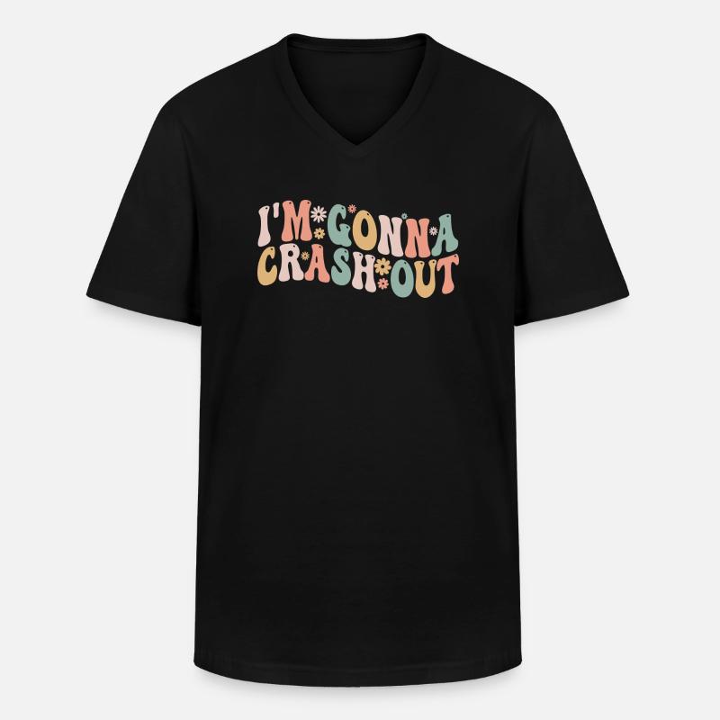 Ich werde ausbrechen - Männer-T-Shirt mit V-Ausschnitt - Schwarz