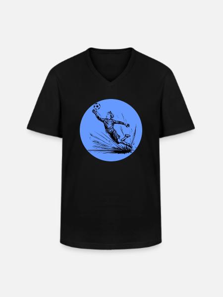 Goalkeeper - Men's V-Neck T-Shirt - black