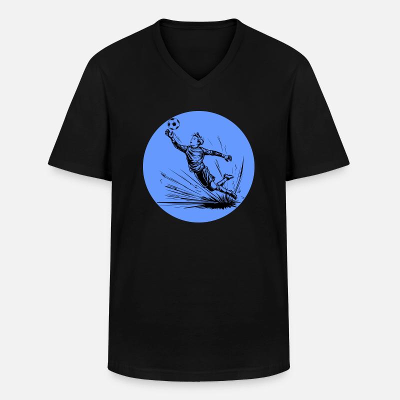 Goalkeeper - Men's V-Neck T-Shirt - black