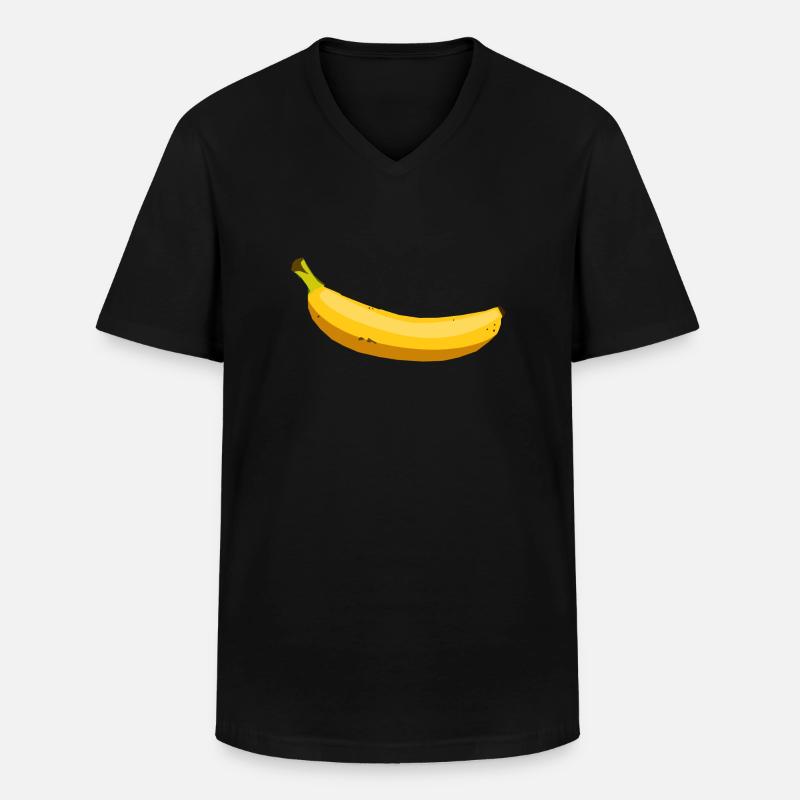 Banane! Geschenk Idee - Männer-T-Shirt mit V-Ausschnitt - Schwarz