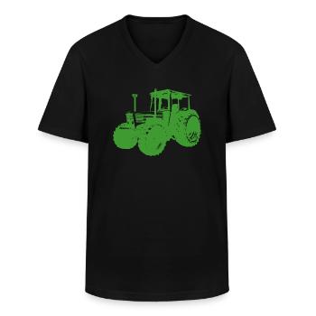 Deutz 13006 Special Gruen - Männer-T-Shirt mit V-Ausschnitt - Schwarz - Vorne - AI Model Male 178 dark (178cm)