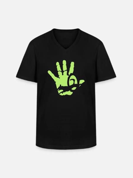 main agility - T-shirt col V Homme - noir