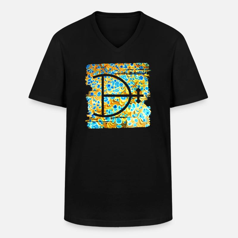 magnésium e 243 - T-shirt col V Homme - noir