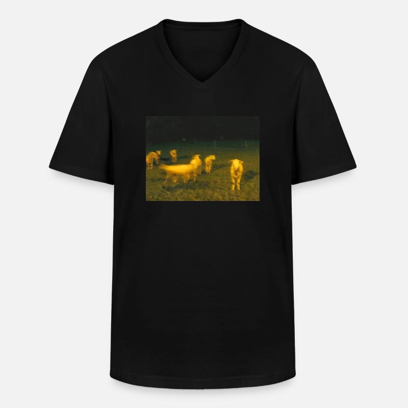 Sheep - Männer-T-Shirt mit V-Ausschnitt - Schwarz