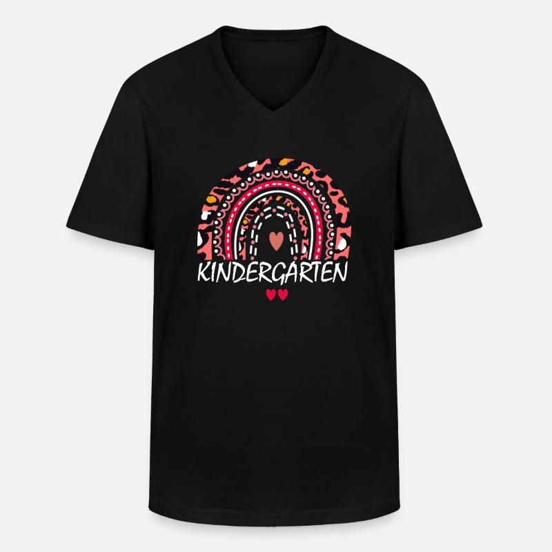 Boho Kindergarten Squad Geschenk - Männer-T-Shirt mit V-Ausschnitt - Schwarz