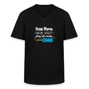 Babysprüche - Männer-T-Shirt mit V-Ausschnitt - Schwarz - Vorne - AI Model Male 178 dark (178cm)