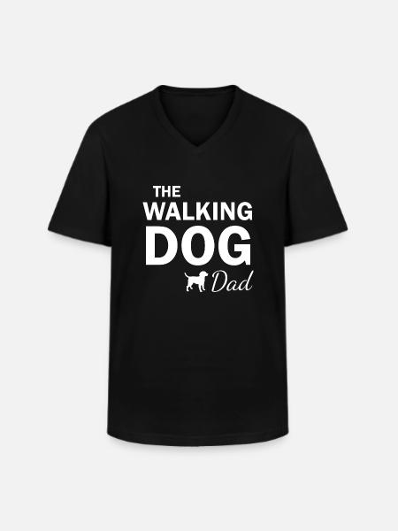 Dog Hund - Men's V-Neck T-Shirt - black