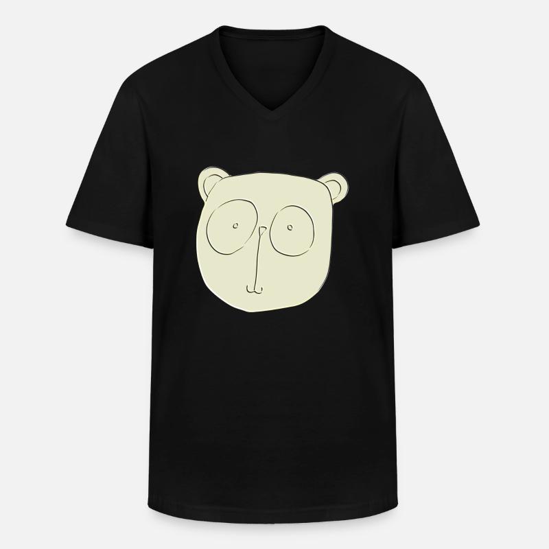 koala relief - Männer-T-Shirt mit V-Ausschnitt - Schwarz