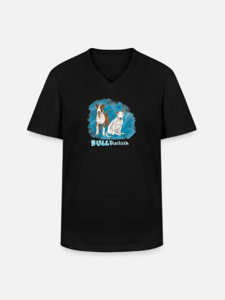 Bulitastisch - Männer-T-Shirt mit V-Ausschnitt - Schwarz
