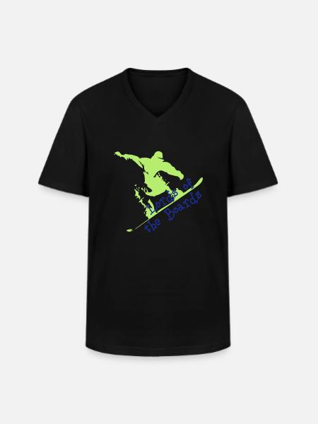 Lord's boards - Men's V-Neck T-Shirt - black