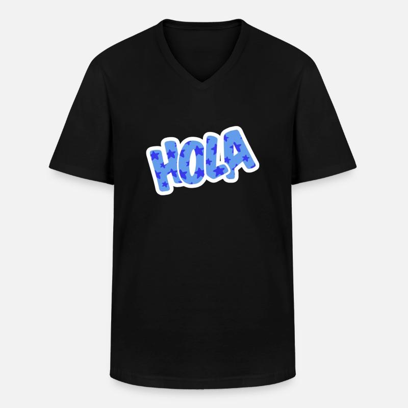 Sprüche - Männer-T-Shirt mit V-Ausschnitt - Schwarz