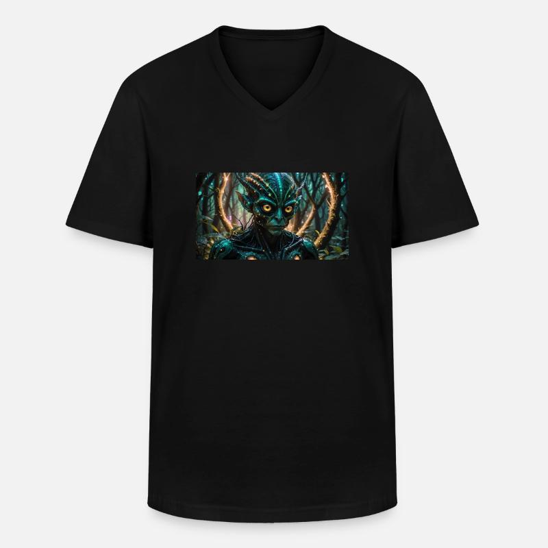 Alien 3 - Männer-T-Shirt mit V-Ausschnitt - Schwarz