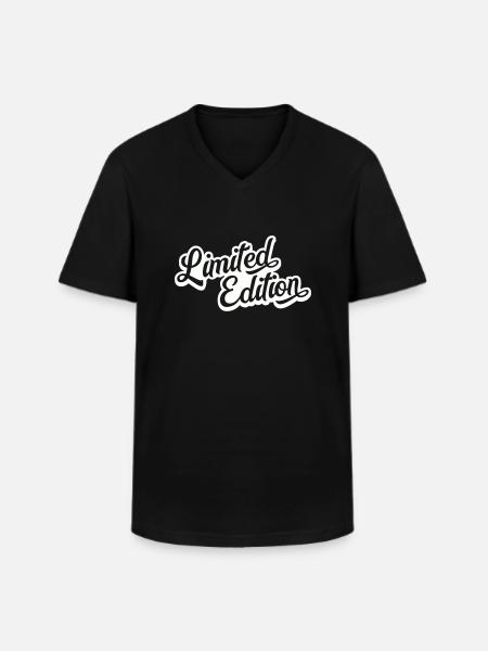 Limited Edition - Men's V-Neck T-Shirt - black