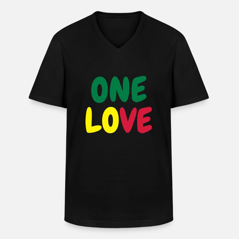 Cannabis / Drogen / Haschisch / Alkohol / Weed - Männer-T-Shirt mit V-Ausschnitt - Schwarz