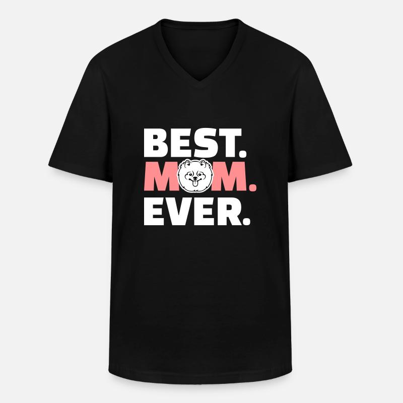 Spitz - Männer-T-Shirt mit V-Ausschnitt - Schwarz