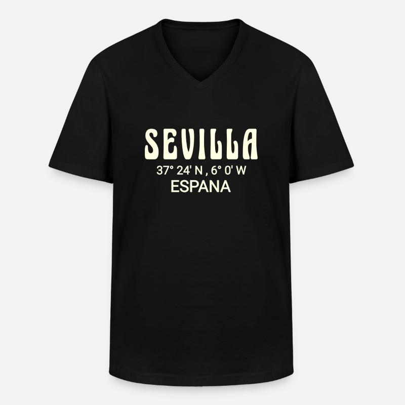 20240619 150519 - Männer-T-Shirt mit V-Ausschnitt - Schwarz