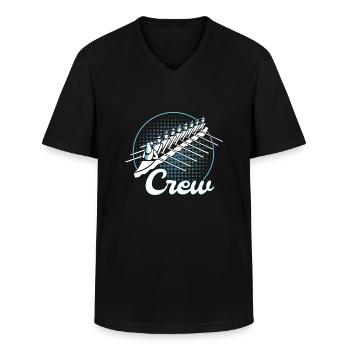 Mannschaft Rudern Ruderer Rudern Geschenk - Männer-T-Shirt mit V-Ausschnitt - Schwarz - Vorne - AI Model Male 178 dark (178cm)