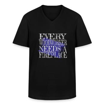 birthday present idea arborists humor - Männer-T-Shirt mit V-Ausschnitt - Schwarz - Vorne - AI Model Male 178 dark (178cm)
