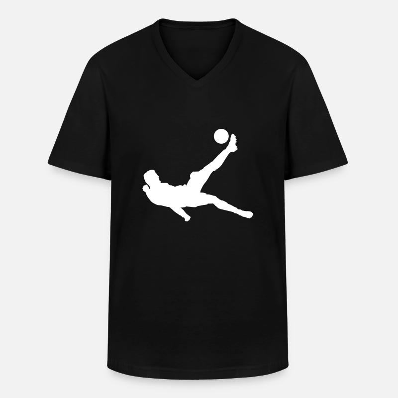 Fallrückzieher - Männer-T-Shirt mit V-Ausschnitt - Schwarz