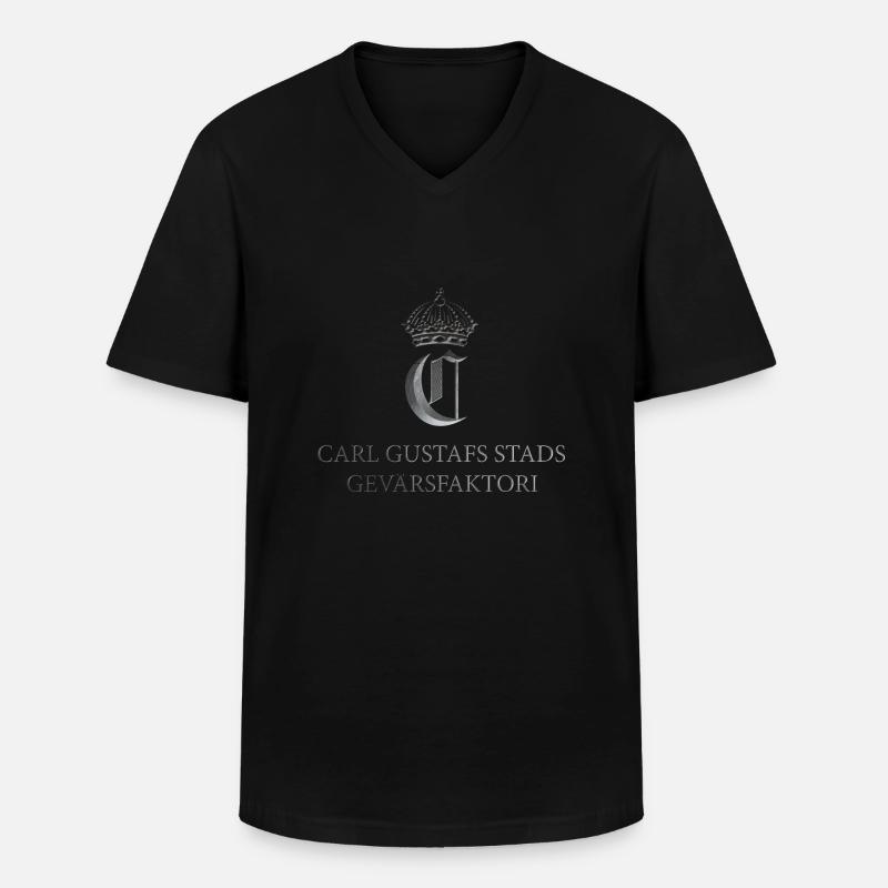 schwede - Männer-T-Shirt mit V-Ausschnitt - Schwarz