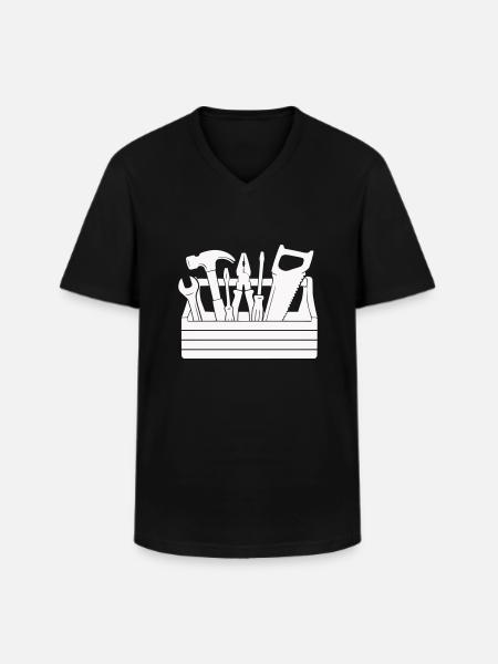toolbox - Men's V-Neck T-Shirt - black