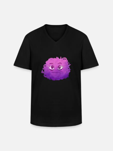 Little Pelota Monster n°8 – pink - Men's V-Neck T-Shirt - black