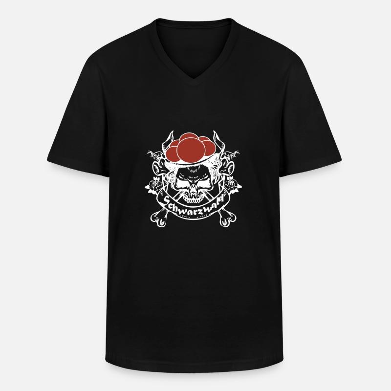 Schwarzwald - Männer-T-Shirt mit V-Ausschnitt - Schwarz