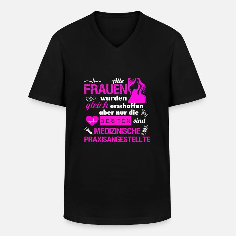 MPA cooler Beruf - Männer-T-Shirt mit V-Ausschnitt - Schwarz
