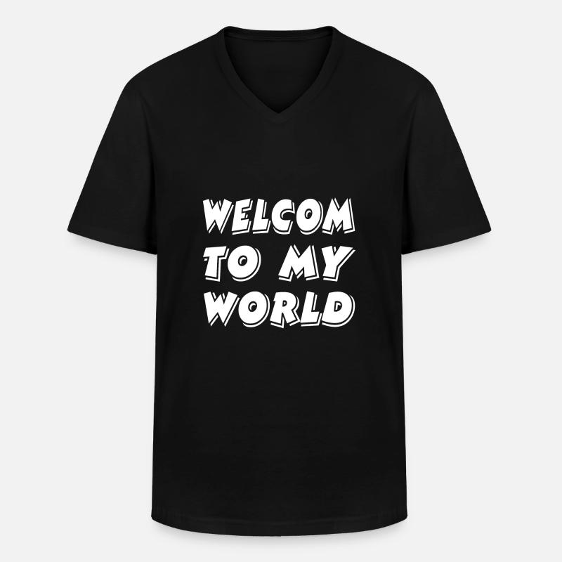 Auto - Männer-T-Shirt mit V-Ausschnitt - Schwarz