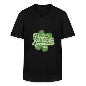 Tag des Heiligen Patrick - Männer-T-Shirt mit V-Ausschnitt - Schwarz - Vorne - AI Model Male 178 dark (178cm)