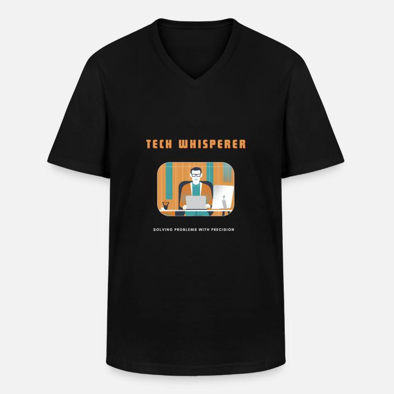 Tech Whisperer Solving Problems Men's V-Neck T-Shirt