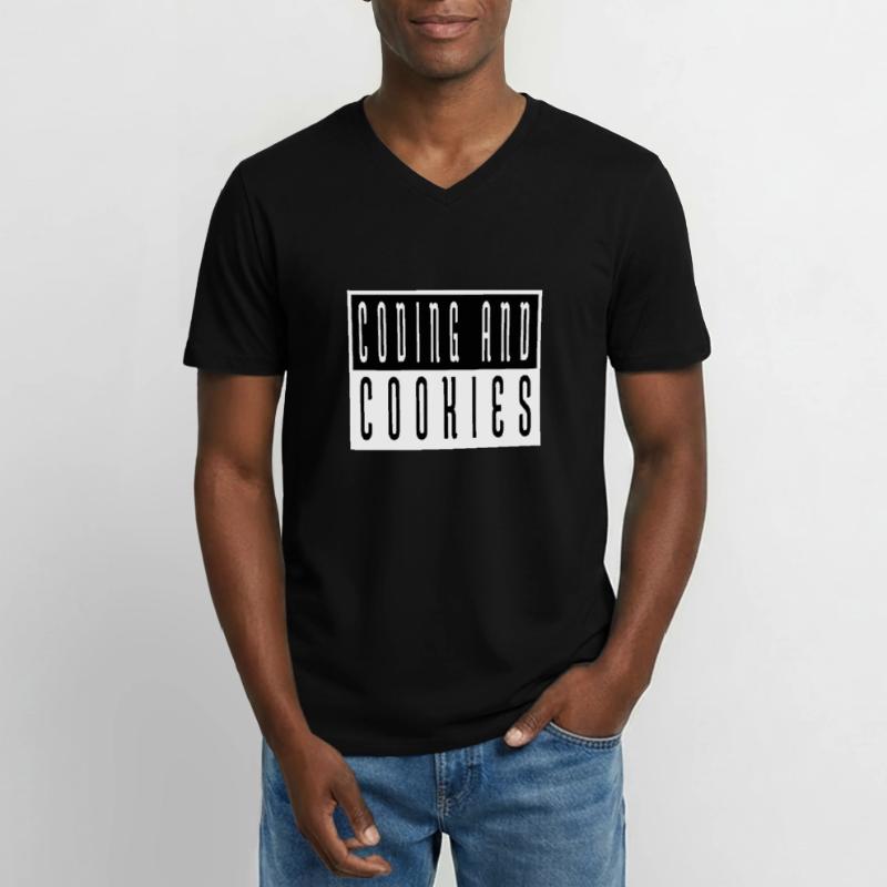 Déclaration préférée de papa C Sharp Programming T-shirt col V Homme