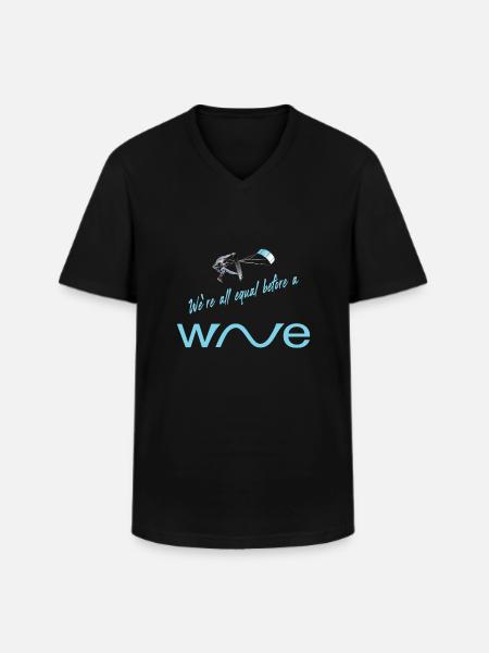 Surfer - T-shirt col V Homme - noir