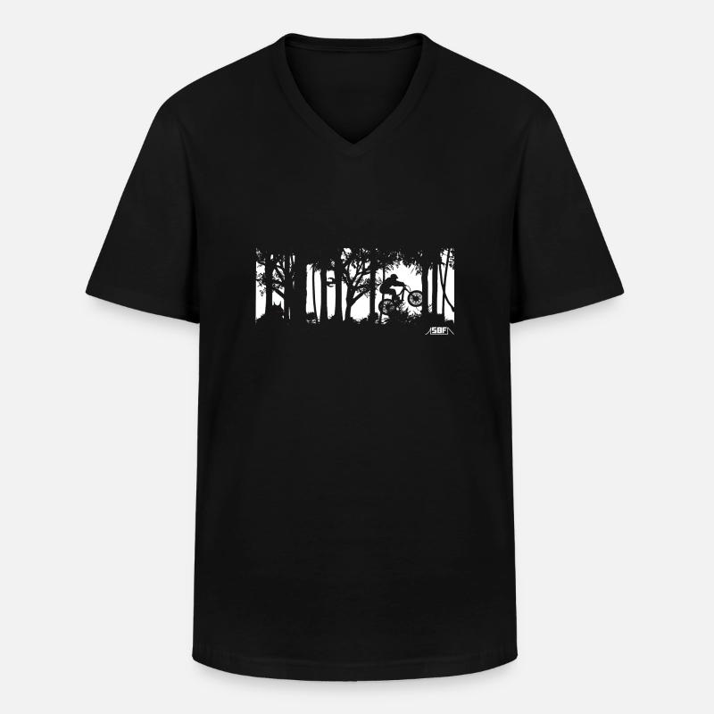 Werewolf - Männer-T-Shirt mit V-Ausschnitt - Schwarz